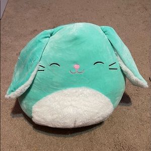 Teal Bunny Squishmallow 12”